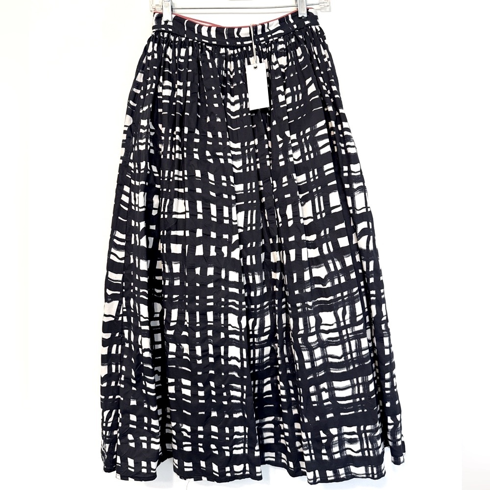 Rachel Comey Opere Wavy Plaid Skirt NWT Size 4